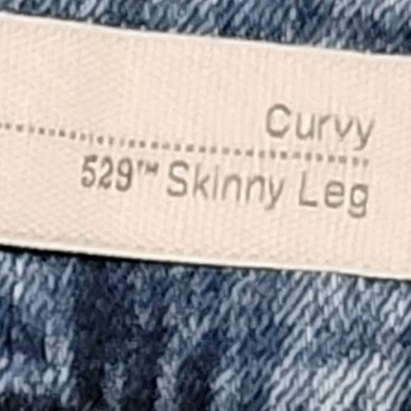 Levi's 529 Curvy Skinny Leg Size 16 Mom Jeans - Picture 3 of 16
